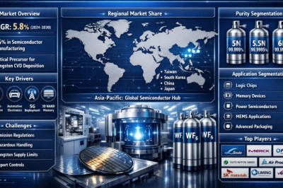 Top 10 Leading Players in Electronic Grade Tungsten Hexafluoride (WF₆) Market Projected to Achieve a 5.8% CAGR by 2034