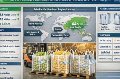 Ventilated Bulk Bag Market Forecast 2034: Industry to Reach 567.8 Million from 412.3 Million in 2026