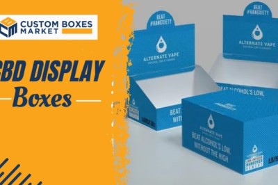 Enhancing Brand Visibility And Customer Experience With Custom CBD Display Boxes