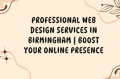 Professional Web Design Services in Birmingham | Boost Your Online Presence