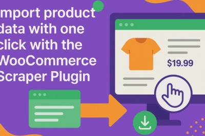 How the WooCommerce Product Scraper Plugin Imports Product Data With One Click