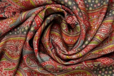 Colour Paisley Fabric for Curtain Cloth, Table Cover, Cotton Fabric, Sofa Cover, and Quilt Cloth