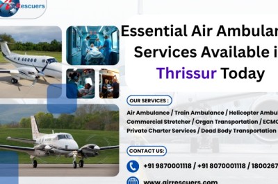 Essential Air Ambulance Services Available in Thrissur Today