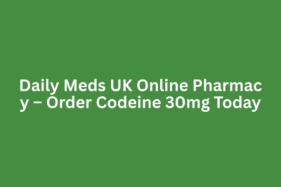 Daily Meds UK Online Pharmacy – Order Codeine 30mg Today