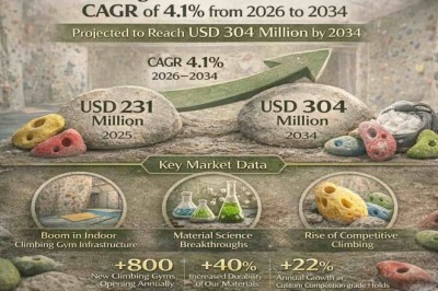 Climbing Holds Market to Grow at a CAGR of 4.1% from 2026 to 2034 – Key Players to Watch