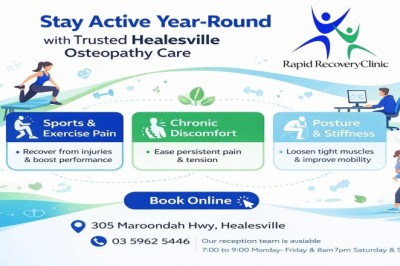 Stay Active Year-Round with Trusted Healesville Osteopathy Care