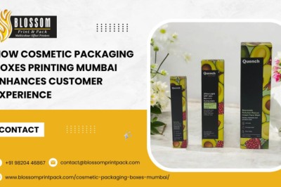 How Cosmetic Packaging Boxes Printing Mumbai Enhances Customer Experience