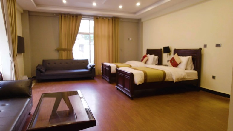 Premium suite at Nawab Hotel & Resorts featuring spacious interiors and contemporary elegance.